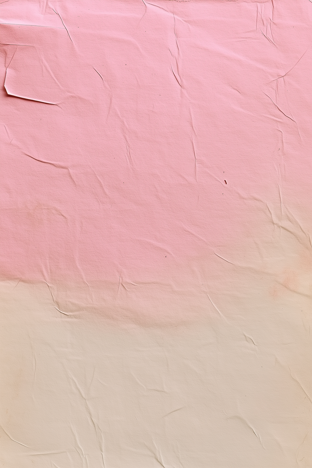 Creased paper in warm off-white tones